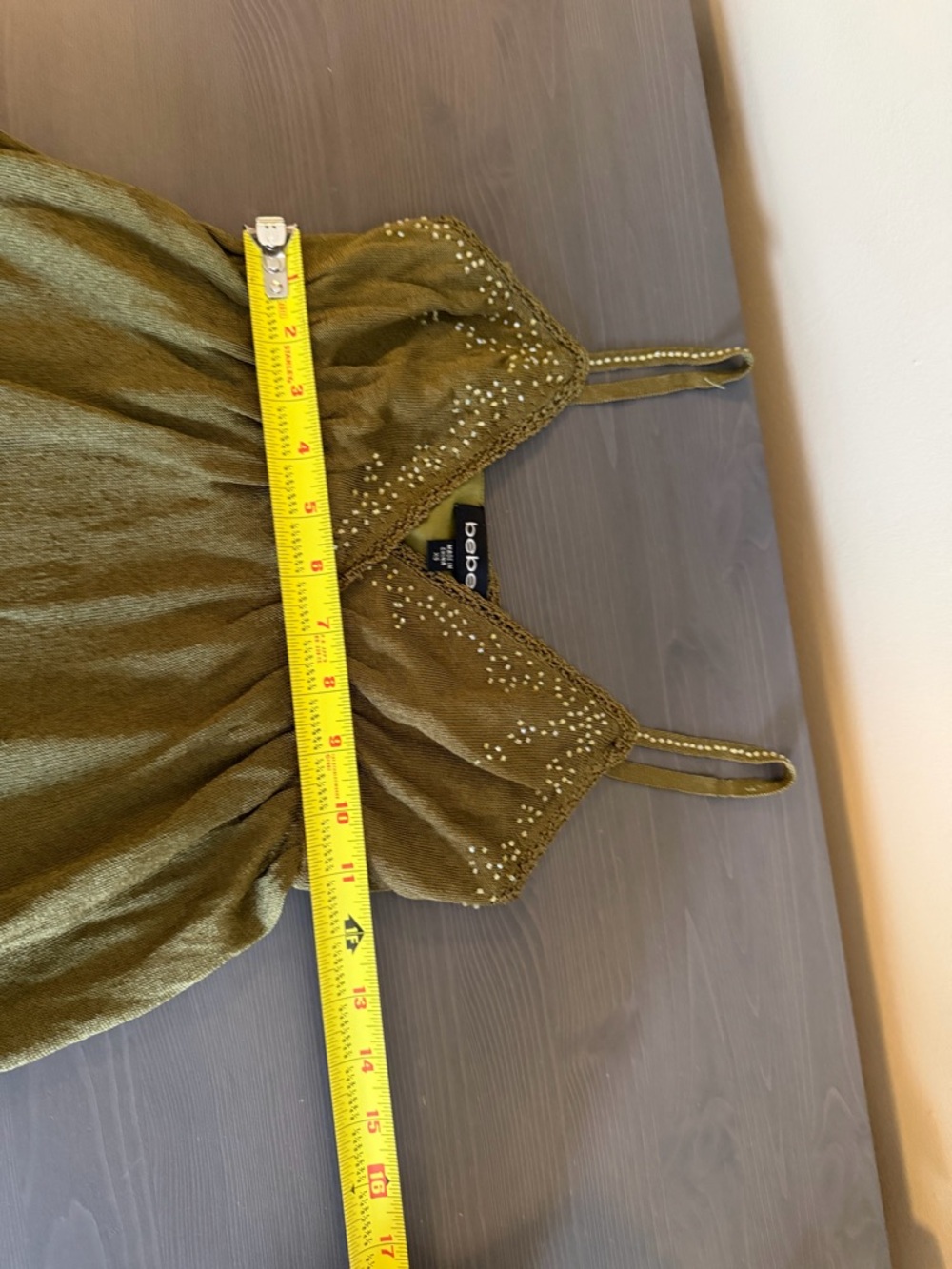 Bebe Y2K Beaded Babydoll Tank - Picture 7 of 8
